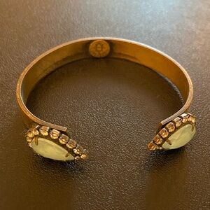Teal Loren Hope cuff bracelet